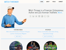 Tablet Screenshot of mitchthrower.com